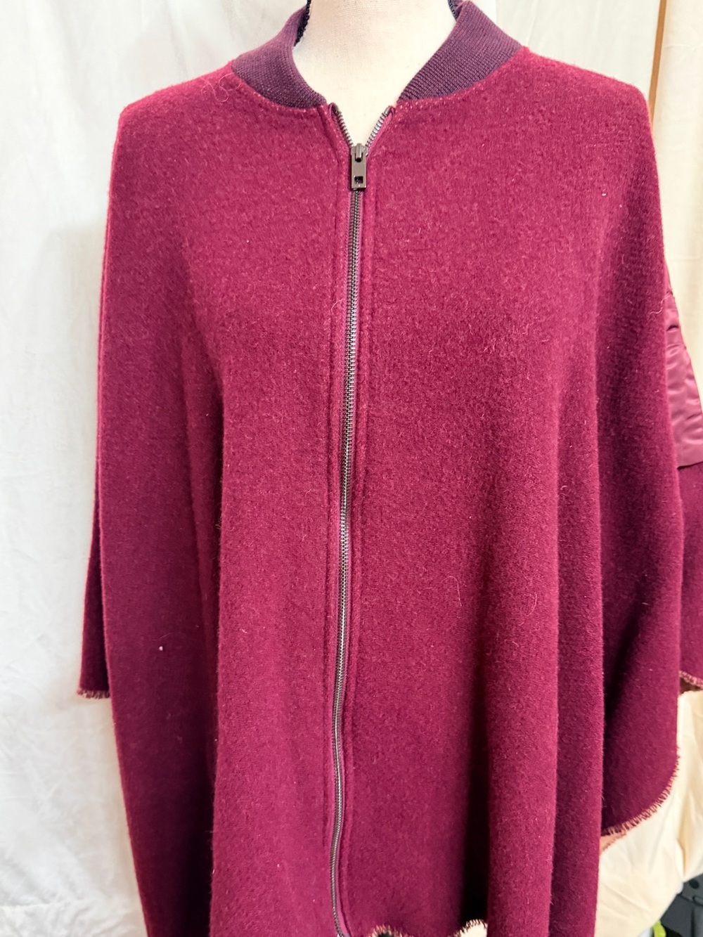 rag and bone wool poncho new